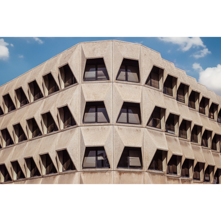 Tel Aviv wall art, Brutalist architecture print, Leumi Building poster, Tel Aviv architecture print, Israel cityscape art, modernist architecture wall art, Tel Aviv fine art print, Brutalist Tel Aviv photo, Tel Aviv poster print, architecture photography wall art