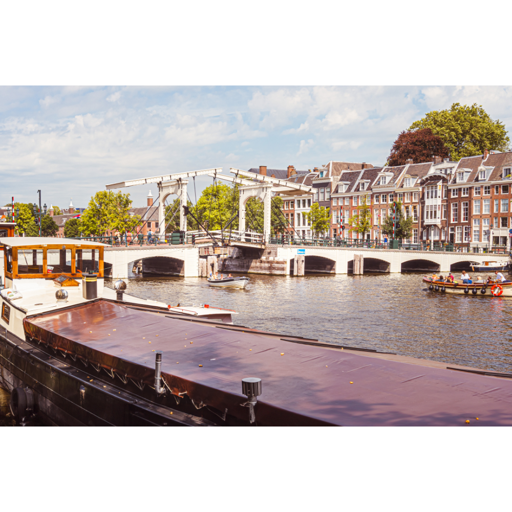Magere Brug wall art, Amsterdam canal print, Amsterdam bridge poster, Magere Brug print, fine art Amsterdam photography, Amsterdam wall art, Netherlands architecture print, canal bridge art, Magere Brug poster, Amsterdam travel photography