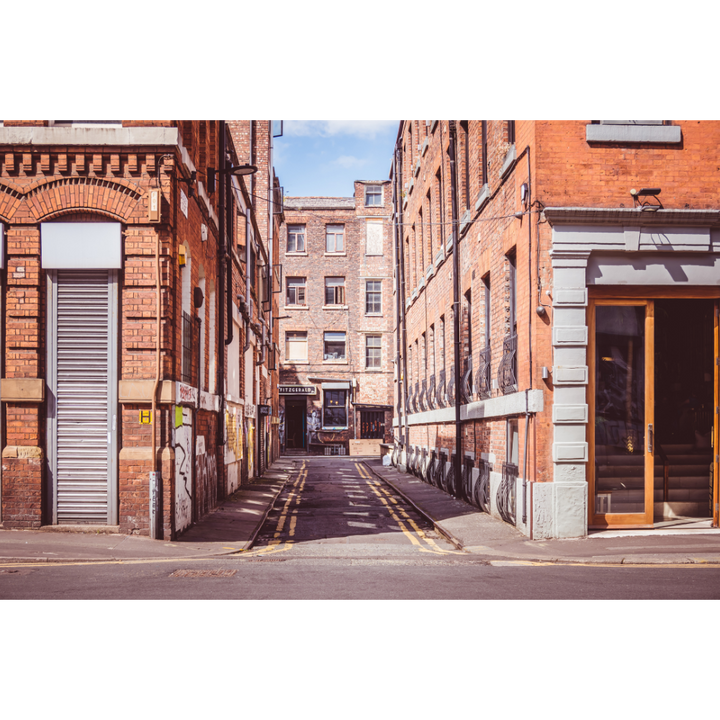 Manchester wall art, Newton Street poster, Manchester cityscape print, fine art photography print, urban photography wall art, architectural photography poster, museum-quality print, sustainable art print, exclusive art poster, UK cityscape wall art