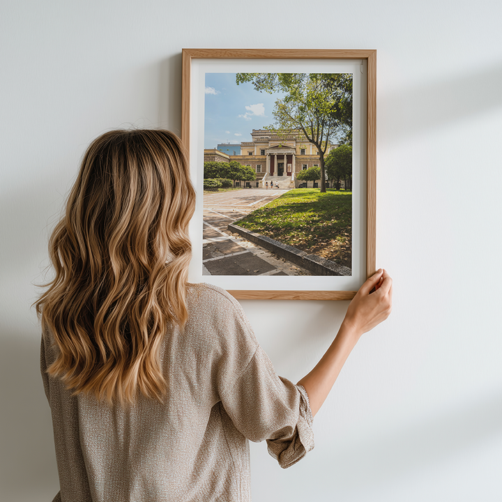 National Historical Museum Athens wall art, Old Parliament House wall art, Athens architecture print, Athens wall art, Greece wall art, Athens fine art print, Greece poster, neoclassical architecture wall art, Athens photography print, Greek architecture print, historic Athens poster, Athens travel photography