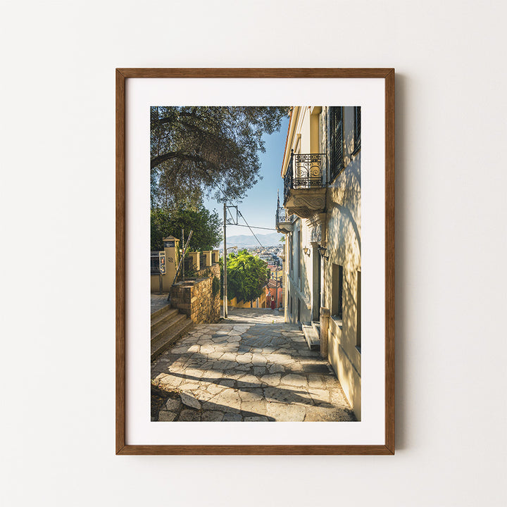 Plaka wall art, Athens wall art, Plaka street photography, Athens street photography, Greece wall art, Athens fine art print, Greece poster, Plaka Athens print, Athens photography print, Greek street wall art, Mediterranean wall art, Athens travel photography, Greece photography print
