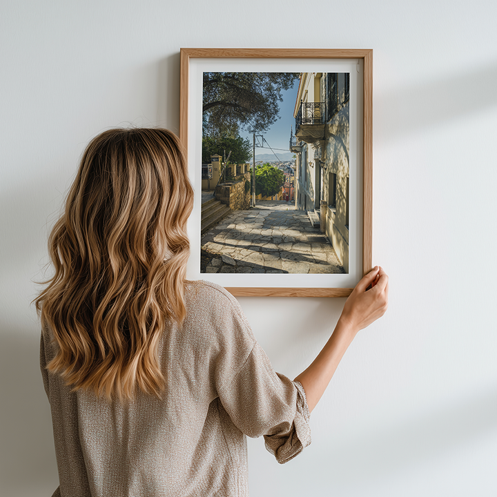 Plaka wall art, Athens wall art, Plaka street photography, Athens street photography, Greece wall art, Athens fine art print, Greece poster, Plaka Athens print, Athens photography print, Greek street wall art, Mediterranean wall art, Athens travel photography, Greece photography print