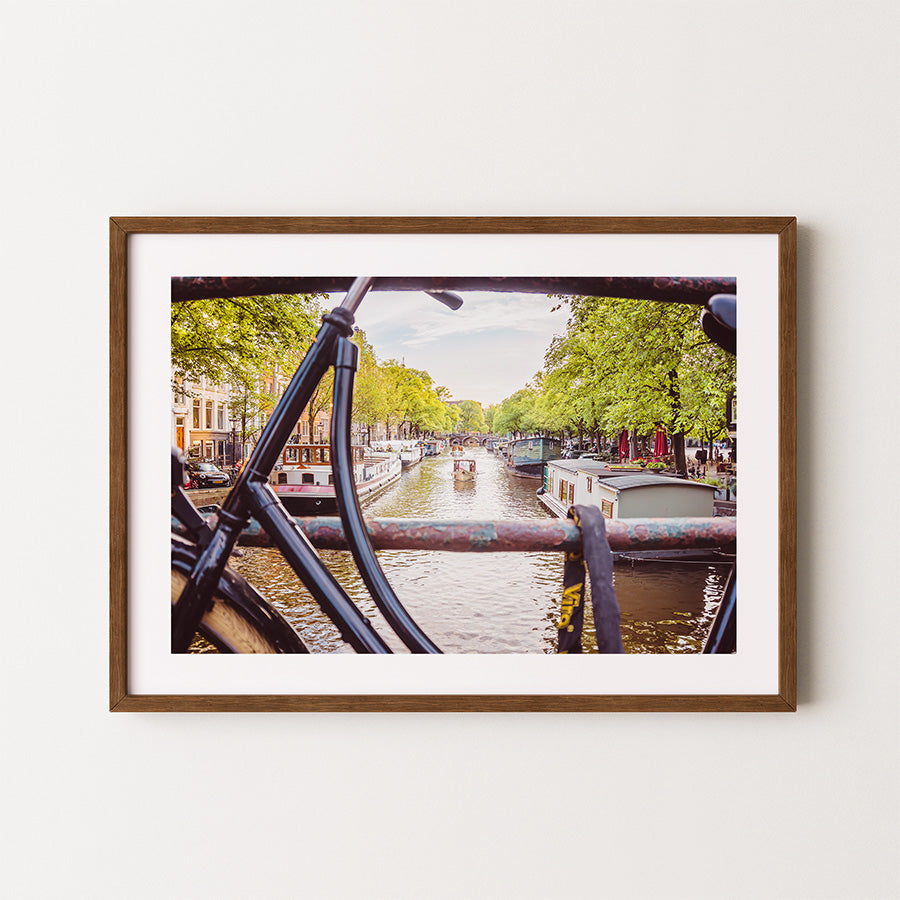 Amsterdam canal wall art, Prinsengracht Amsterdam print, Amsterdam summer poster, Netherlands photography print, Dutch canal houses art, Amsterdam cityscape wall art, fine art Amsterdam print, European travel wall decor, Amsterdam photography print, Prinsengracht wall art, Amsterdam boat canal print