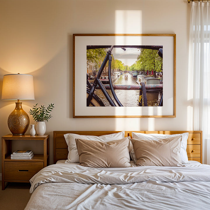 Amsterdam canal wall art, Prinsengracht Amsterdam print, Amsterdam summer poster, Netherlands photography print, Dutch canal houses art, Amsterdam cityscape wall art, fine art Amsterdam print, European travel wall decor, Amsterdam photography print, Prinsengracht wall art, Amsterdam boat canal print