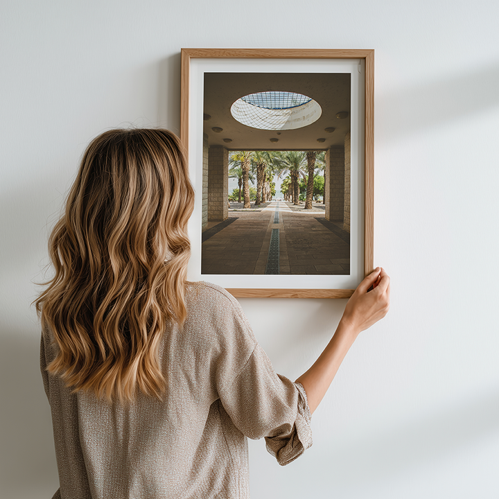 Sea of Galilee wall art, Kfar Nahum print, Galilee landscape photography print, Israel nature wall art, Sea of Galilee photography print, Kfar Nahum architecture print, Israel travel wall art, Mediterranean landscape print Israel, serene landscape wall art, Israel fine art photography print