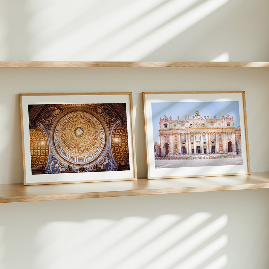 St. Peter’s Basilica wall art, Vatican wall art, Rome wall art, St. Peter’s Basilica print, Vatican poster, Rome print, Rome photography print, Vatican City wall art, cathedral wall art, architectural wall art, Italy wall art, set of 2 wall art