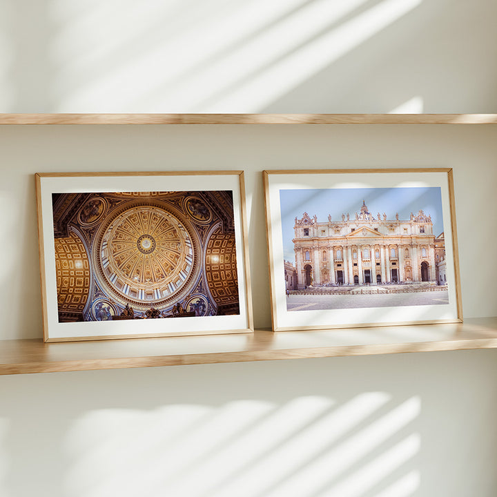 St. Peter’s Basilica wall art, Vatican wall art, Rome wall art, St. Peter’s Basilica print, Vatican poster, Rome print, Rome photography print, Vatican City wall art, cathedral wall art, architectural wall art, Italy wall art, set of 2 wall art