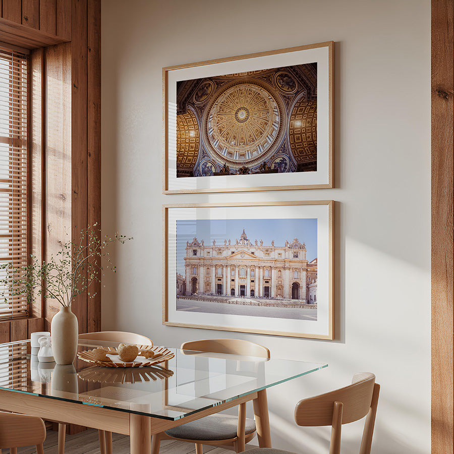 St. Peter’s Basilica wall art, Vatican wall art, Rome wall art, St. Peter’s Basilica print, Vatican poster, Rome print, Rome photography print, Vatican City wall art, cathedral wall art, architectural wall art, Italy wall art, set of 2 wall art
