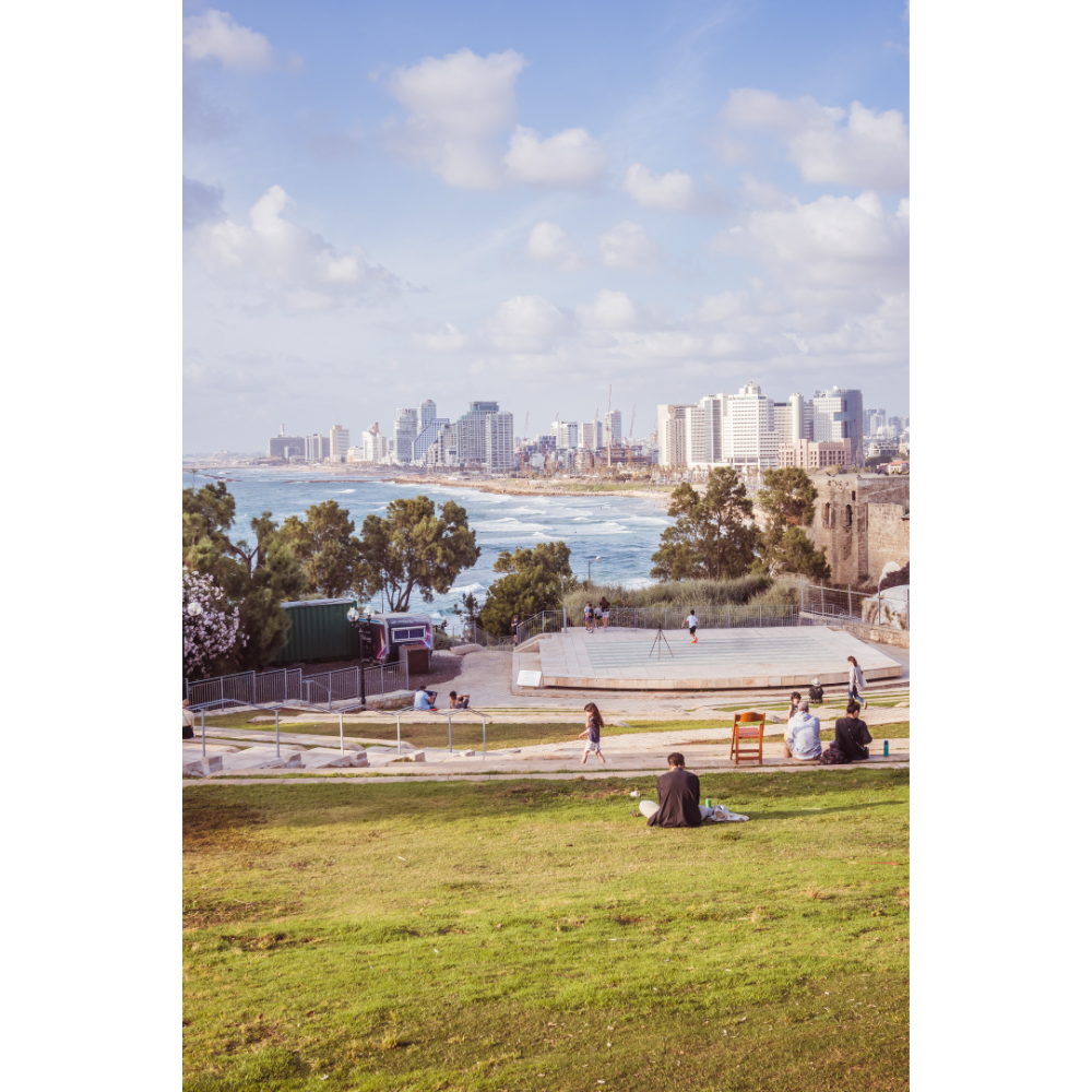 Set of 2, Tel Aviv wall art, Israel poster, Jaffa photography, Christian wall art, Jewish travel photography, Mediterranean prints, Tel Aviv beach print, St. Peter’s Church poster, set of two art prints, travel fine art, coastal wall decor, Old Jaffa poster, Tel Aviv skyline print, Middle East art