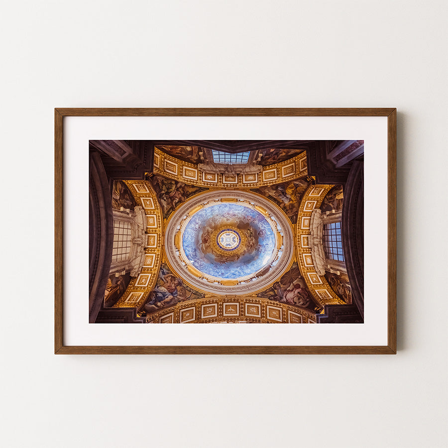 Vatican poster, Rome print, St. Peter's Basilica wall art, Italy travel photography, fine art architecture print, Rome poster, Italian cityscape, Vatican wall art, Rome photography print, St. Peter's Basilica print, Italy wall decor, European architecture poster, travel wall art, neutral photography print