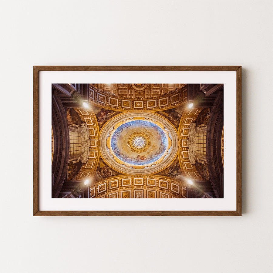 St Peter’s Basilica ceiling wall art, Vatican dome wall art, St Peter’s Basilica interior print, Vatican architecture photography print, Rome church ceiling wall art, Vatican City interior photography, St Peter’s Basilica dome print, Rome Vatican wall art, Italian church architecture print, Vatican fine art photography print