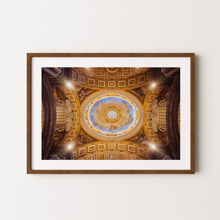 St Peter’s Basilica ceiling wall art, Vatican dome wall art, St Peter’s Basilica interior print, Vatican architecture photography print, Rome church ceiling wall art, Vatican City interior photography, St Peter’s Basilica dome print, Rome Vatican wall art, Italian church architecture print, Vatican fine art photography print