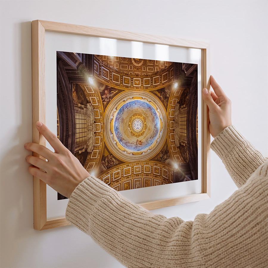 St Peter’s Basilica ceiling wall art, Vatican dome wall art, St Peter’s Basilica interior print, Vatican architecture photography print, Rome church ceiling wall art, Vatican City interior photography, St Peter’s Basilica dome print, Rome Vatican wall art, Italian church architecture print, Vatican fine art photography print