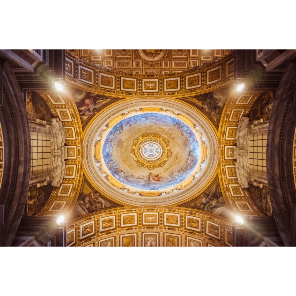 St Peter’s Basilica ceiling wall art, Vatican dome wall art, St Peter’s Basilica interior print, Vatican architecture photography print, Rome church ceiling wall art, Vatican City interior photography, St Peter’s Basilica dome print, Rome Vatican wall art, Italian church architecture print, Vatican fine art photography print