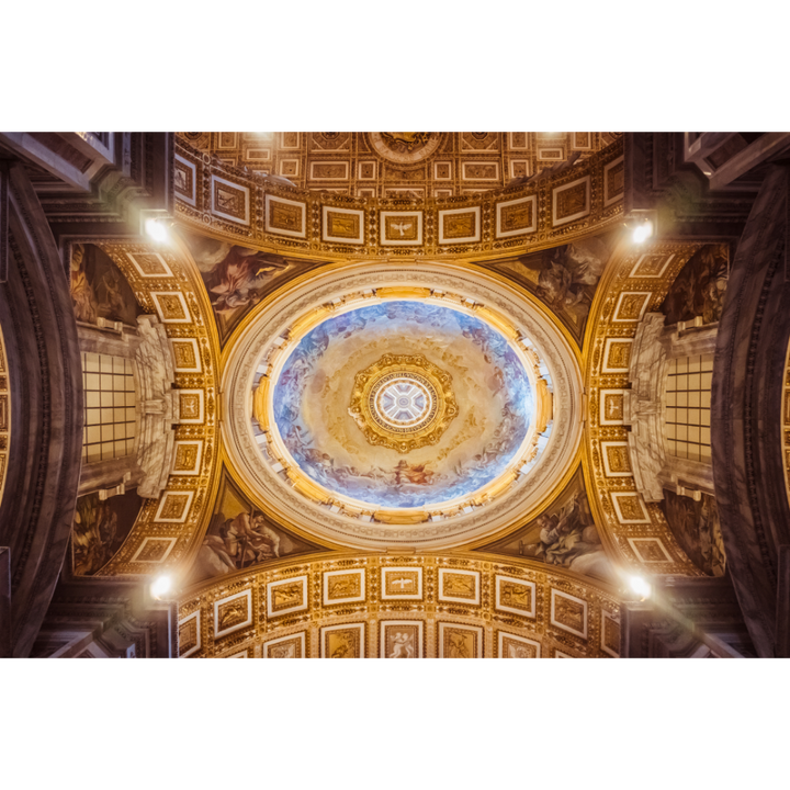 St Peter’s Basilica ceiling wall art, Vatican dome wall art, St Peter’s Basilica interior print, Vatican architecture photography print, Rome church ceiling wall art, Vatican City interior photography, St Peter’s Basilica dome print, Rome Vatican wall art, Italian church architecture print, Vatican fine art photography print