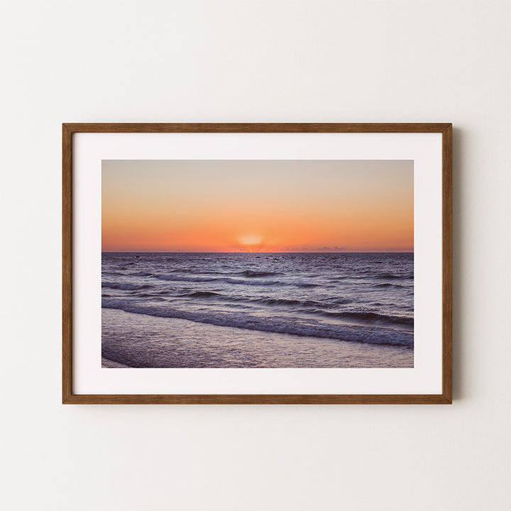 Tel Aviv wall art, sunset beach print, Israel photography, Tel Aviv poster, fine art landscape, Mediterranean wall art, travel photography print, golden hour wall decor, seascape art, minimalist coastal print, fine art print, beach sunset photo