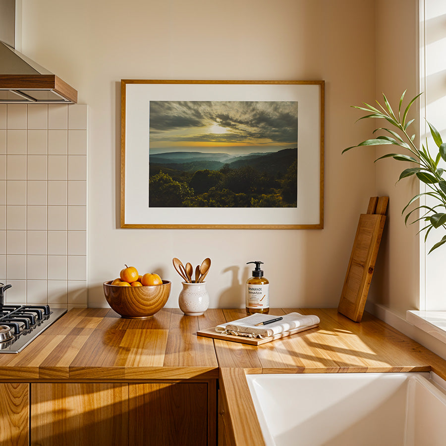 Haifa wall art, sunset photography print, Israel fine art, Haifa poster, coastal wall art, Mediterranean print, fine art photography, Haifa decor, travel photography print, Middle East wall art, Haifa cityscape, museum-quality wall print