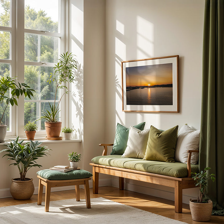 Amsterdam wall art, sunset canal photography, fine art print Amsterdam, Dutch cityscape poster, museum-quality wall art, sustainable fine art print, archival photo print, urban nature photography, exclusive art print Netherlands, travel-inspired wall art