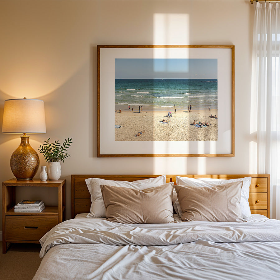 Tel Aviv wall art, Tel Aviv poster, beach art print, Israel photography print, Mediterranean coastal print, fine art beach photo, Tel Aviv fine art, Tel Aviv photography wall decor, urban coastal artwork, seaside poster