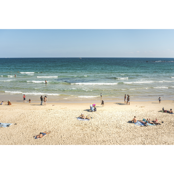 Tel Aviv wall art, Tel Aviv poster, beach art print, Israel photography print, Mediterranean coastal print, fine art beach photo, Tel Aviv fine art, Tel Aviv photography wall decor, urban coastal artwork, seaside poster