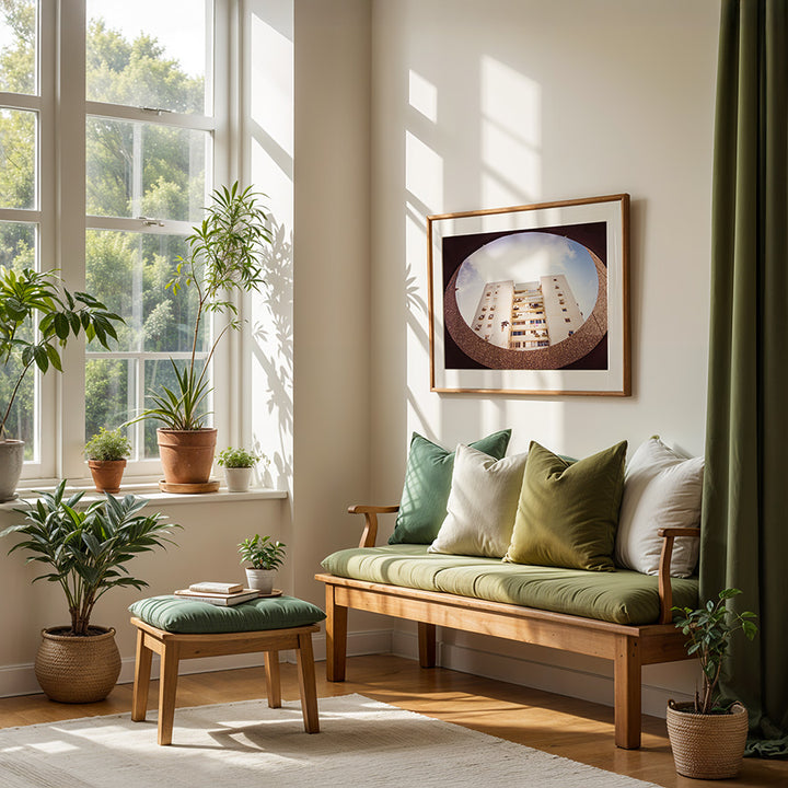 Givatayim wall art, Israel cityscape print, Tel Aviv skyline poster, pigeon view photography, urban architecture print, fine art Israel print, Givatayim skyline art, Israeli city wall art, modern Israel photography, architectural bird’s-eye view, Givatayim fine art