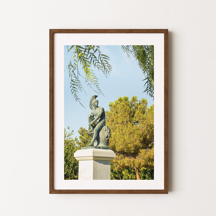 Theseus statue wall art, Greek mythology wall art, Athens wall art, Theseus statue print, Greek statue wall art, Athens fine art print, Greece wall art, Greece poster, Greek mythology print, Athens photography print, classical Greek art, Greek sculpture print, Mediterranean wall art, Greece photography print