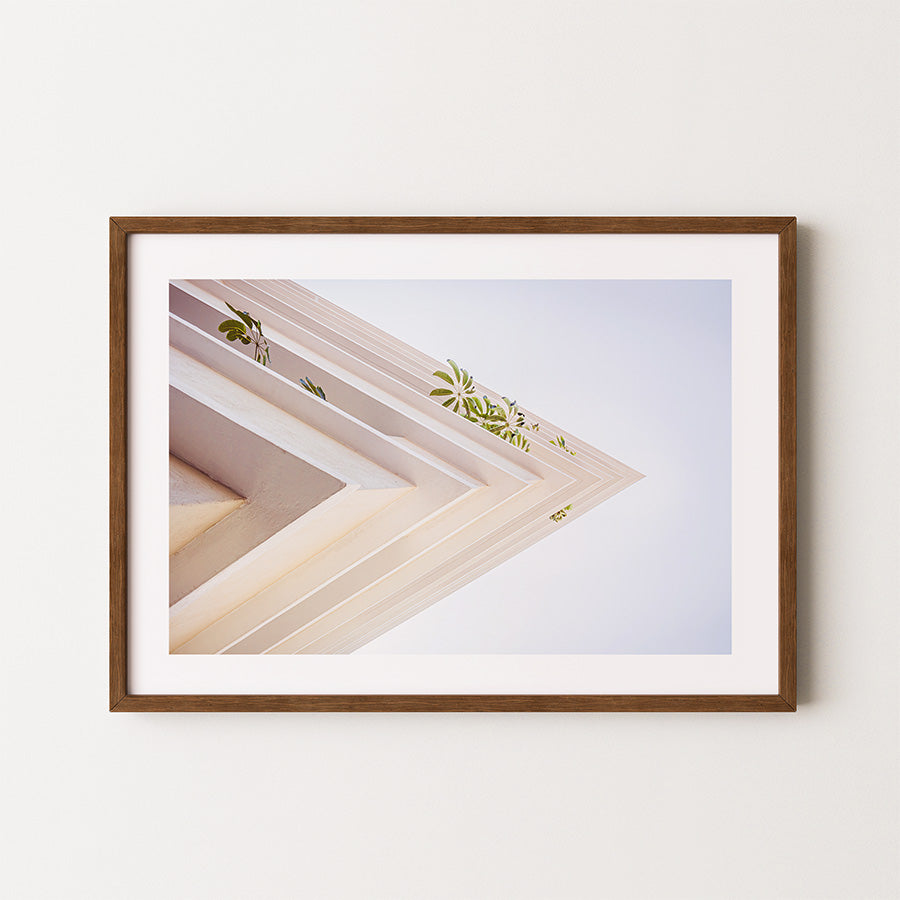 Bauhaus wall art, Tel Aviv architecture print, triangle Bauhaus print, geometric art photo, White City Tel Aviv, minimalist architecture art, museum-quality print, Bauhaus photography, fine art modernist poster, abstract architecture wall decor