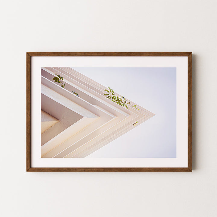 Bauhaus wall art, Tel Aviv architecture print, triangle Bauhaus print, geometric art photo, White City Tel Aviv, minimalist architecture art, museum-quality print, Bauhaus photography, fine art modernist poster, abstract architecture wall decor