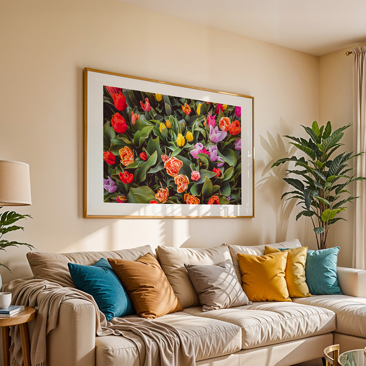 Tulip wall art, Amsterdam floral print, tulips Amsterdam poster, flower market wall art, Dutch tulips photo print, Amsterdam photography print, botanical fine art print, tulips canal wall art, spring floral artwork, Amsterdam flower poster