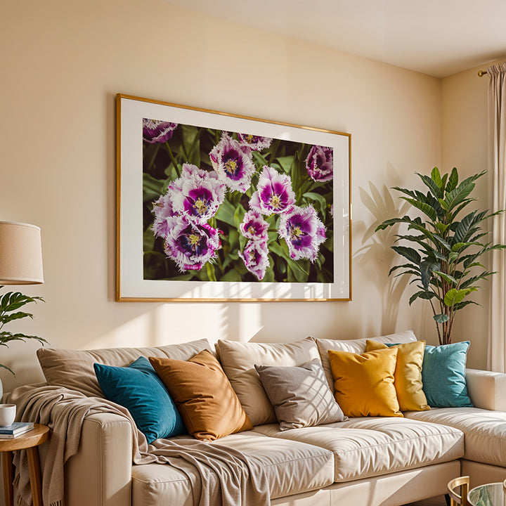 tulip wall art, Keukenhof print, flower poster, floral fine art, Netherlands photography, botanical wall art, spring flowers print, tulip field poster, Dutch flower art, Keukenhof wall decor, fine art photography print, museum-quality print, floral wall art