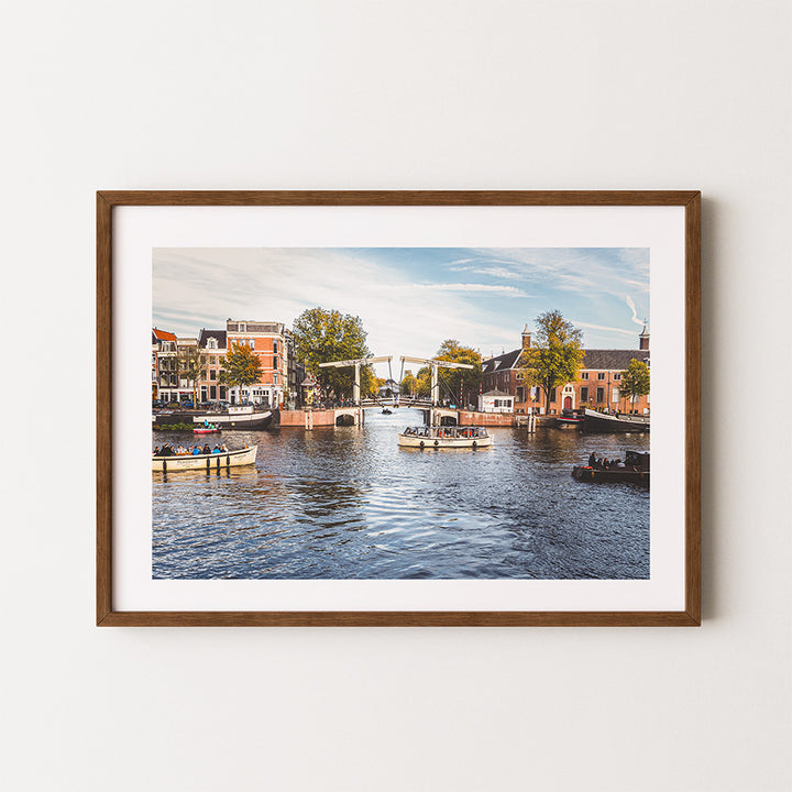 Walter Süskindbrug Amsterdam wall art, Amsterdam canal bridge print, Amsterdam canal photography, Dutch canal bridge poster, Amsterdam cityscape wall art, Amsterdam landmark print, historic Amsterdam bridge wall art, Amsterdam fine art photography, canal bridge Amsterdam poster, Amsterdam travel wall art