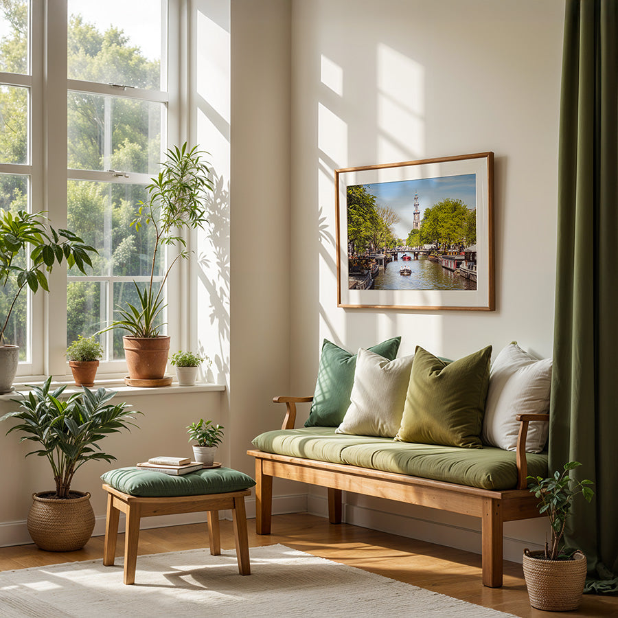 Westerkerk Amsterdam wall art, Prinsengracht canal print, Amsterdam canal fine art photography, Westerkerk photography print, Prinsengracht Amsterdam wall decor, Amsterdam canal wall art, Dutch architecture fine art print, Amsterdam city photography artwork, Westerkerk canal poster, Amsterdam home decor wall art