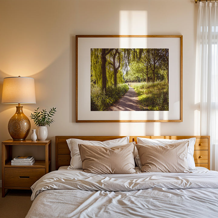 Amsterdam wall art, Westerpark poster, Amsterdam landscape print, Amsterdam fine art, forest photography print, Netherlands wall decor, urban nature photo, tranquil wall art, moody forest print, Amsterdam travel poster