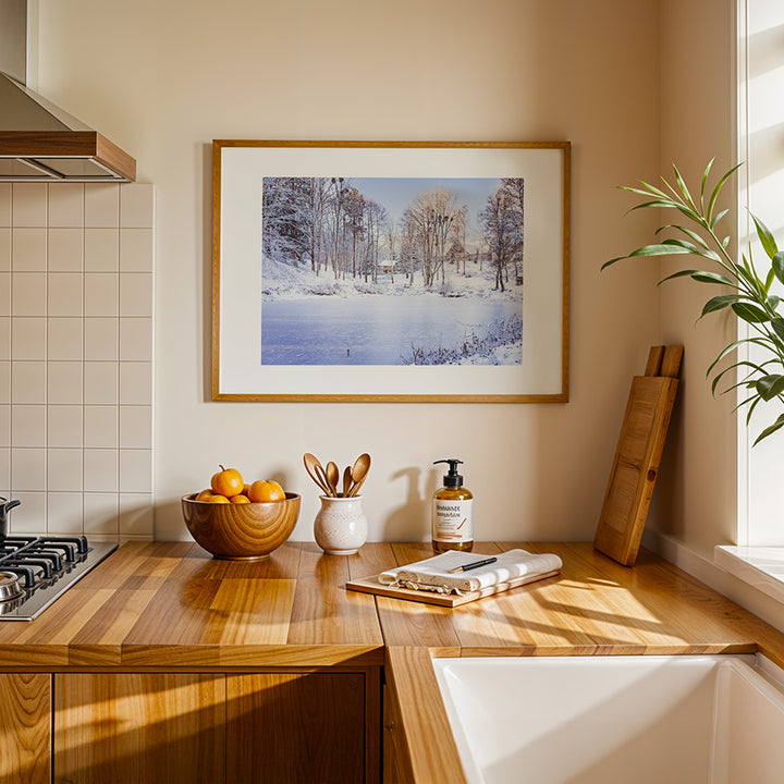 winter landscape print, Germany wall art, Harz poster, snowy forest art, Blankenburg photography, fine art print, winter wall art, Harz mountains print, nature photography, European travel decor, snow art print, German landscape poster, snowy forest print, German winter photo, Harz nature wall art, white forest photography, quiet winter decor