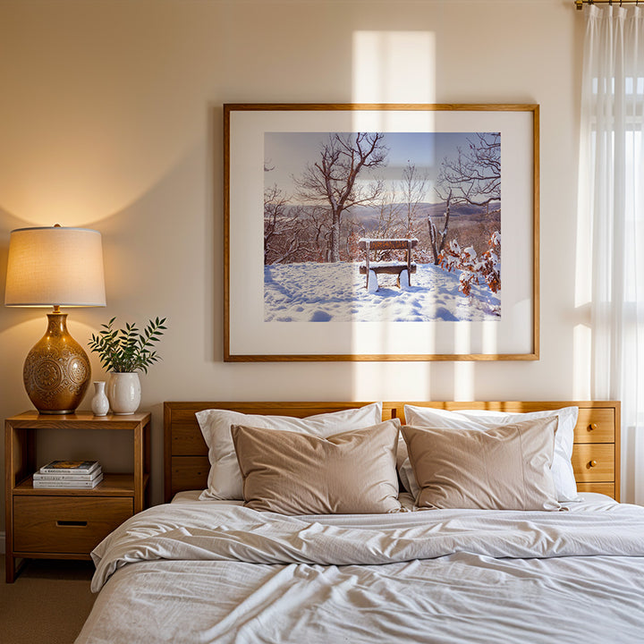 Germany wall art, Harz Mountains print, winter landscape poster, Blankenburg photo, snowy forest fine art, Germany travel photography, serene nature wall art, winter wonderland print, snowy trees artwork, fine art mountain photography