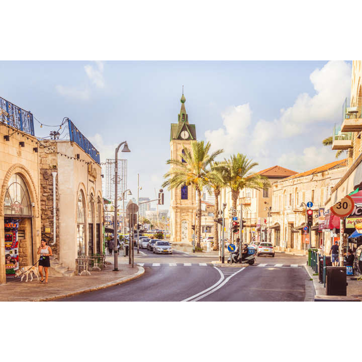 Tel Aviv wall art, Yaffa Clocktower print, Israel cityscape art, fine art photography print, architectural wall art, Tel Aviv poster, historic landmark print, museum-quality print, sustainable art print, travel photography wall decor