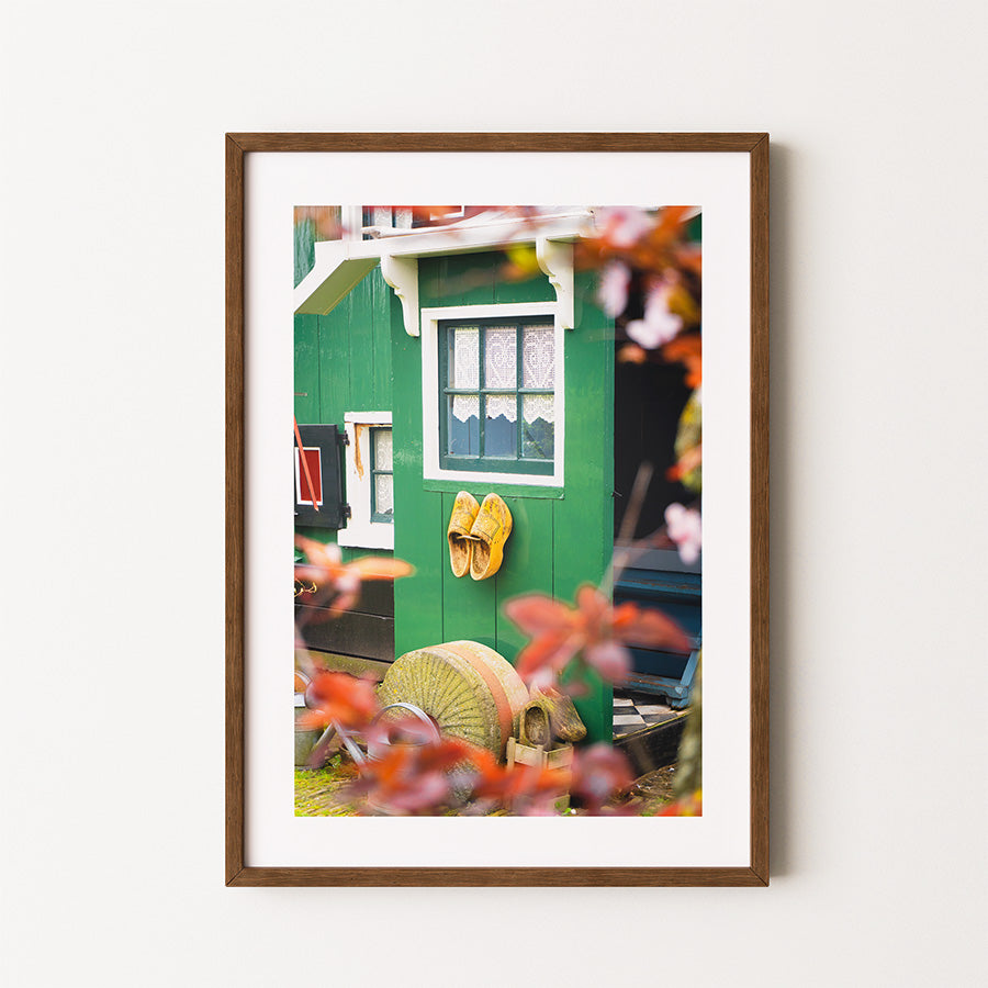 Zaanse Schans village wall art, Dutch village print, Netherlands countryside photography, fine art village poster, archival photo print, sustainable wall decor, museum-quality art print, authentic Dutch home art, travel photography Netherlands, eco-friendly fine art print